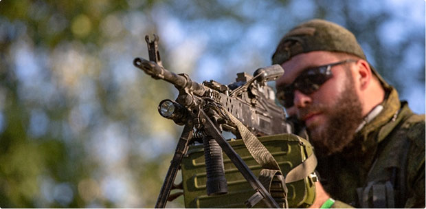 Man Testing Gin in Field