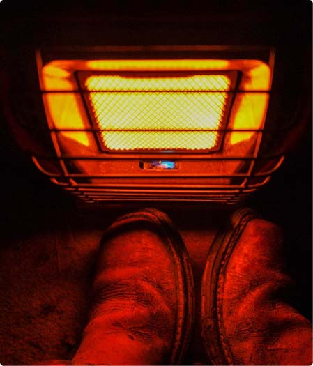 Blind Heater for Hunters