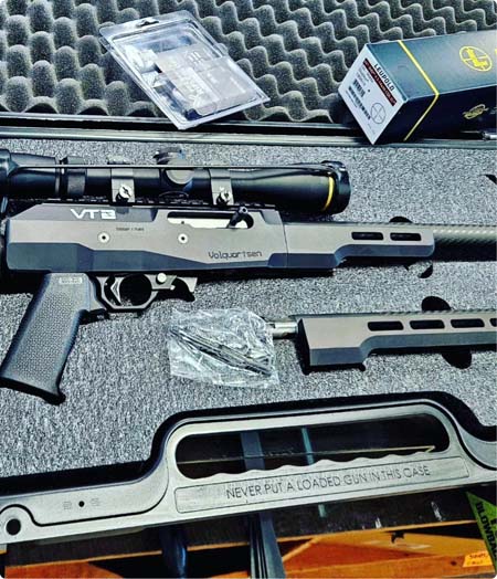 Gun Case with Shooting Gear Inside