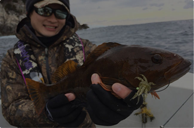 Fish in hand