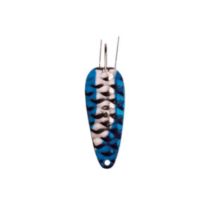 Lucky Strike #503 Weedless (1/4 oz) - Hammered Nickel/Blue