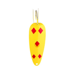 Lucky Strike #503 Weedless (1/4 oz) - Yellow/Red Diamonds