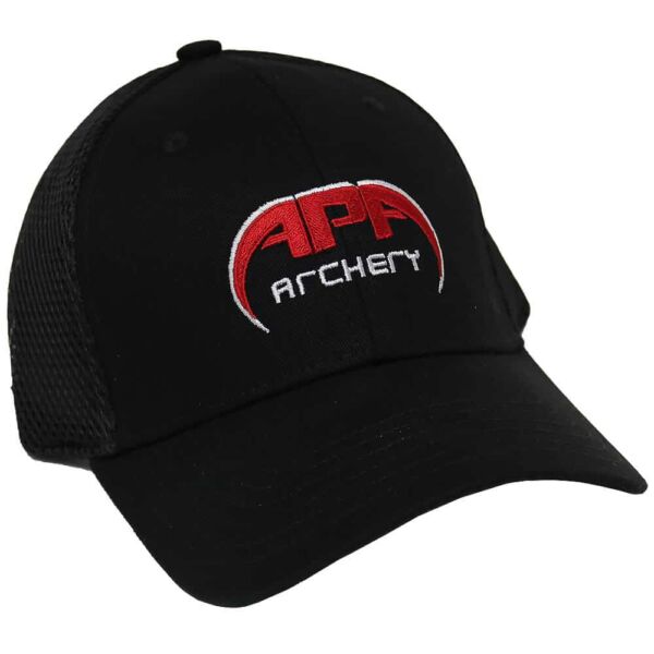 Apa hat black with red logo 600x600