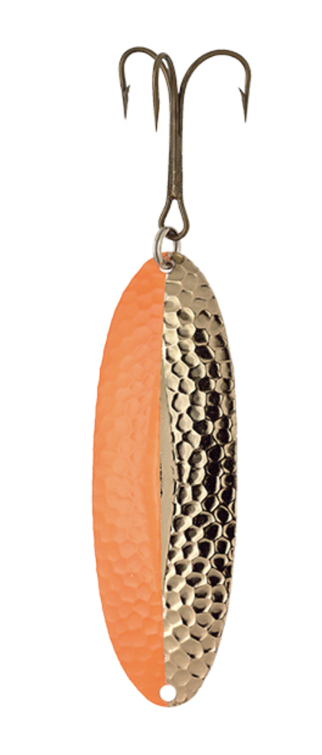 Algonquin wobbler hammered copper orange