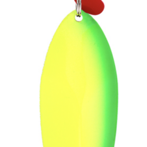Fluorescent yellow green lizard lure 300x300
