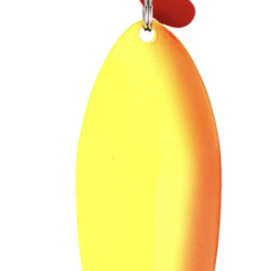 Fluorescent yellow orange lizard lure 300x300