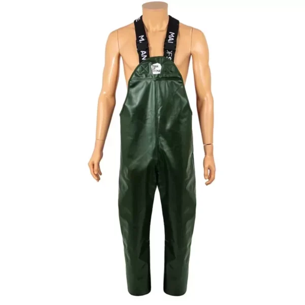 N982p vert pantalon a bavette en pvc devant jpg webp 600x600