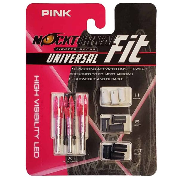 Nockturnal 01253 nockturnal fit universal size pink lighted nock nt 312 600x600