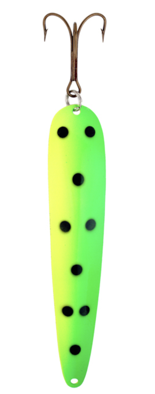 Yellow green black dots