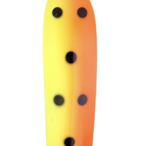 Yellow orange black dots 300x300