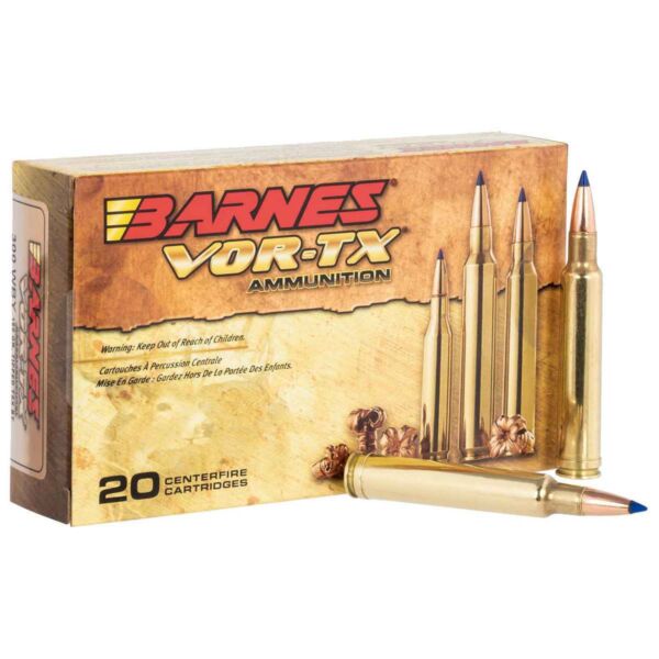 Barnes vor tx 300 weatherby magnum 180gr tsx bt rifle ammo 20 rounds 1316646 1 600x600