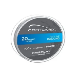 Cortland backing fly line 20lb 100 yards white 300x300