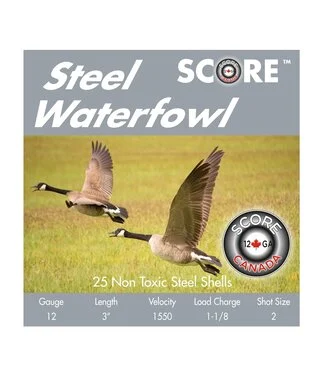 Score score steel waterfowl 12 gauge 3 1 8oz 25rd