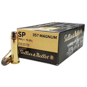 Sellier bellot 357 magnum 158gr sp handgun ammo 50 rounds 1815615 1 300x300
